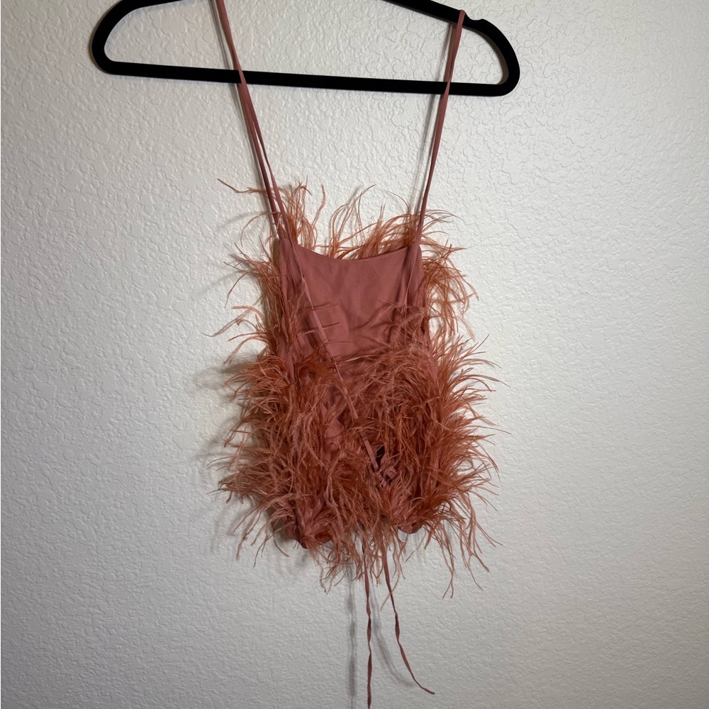 Cult Gaia Feathered Tank Top Joey Top - Picture 6 of 9